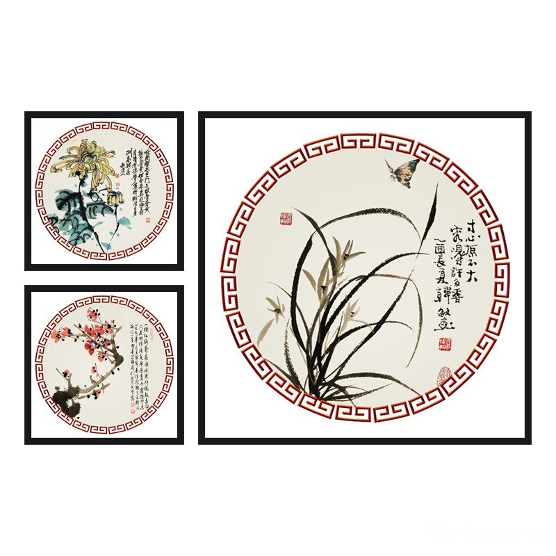 Chinese Still Life Painting Modular Pictures