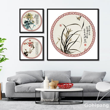 Chinese Still Life Painting Modular Pictures