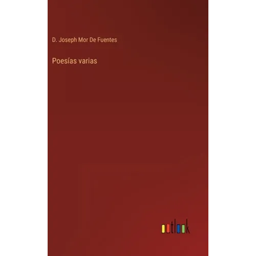 Poesías varias - Hardcover