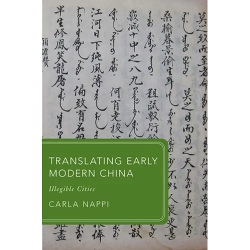 Translating Early Modern China Gla C - Hardcover