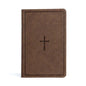 CSB Large Print Personal Size Reference Bible, Brown Leathertouch - Imitation Leather