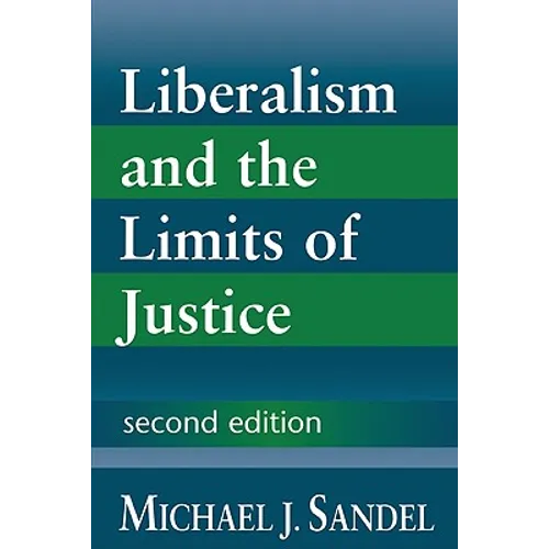 Liberalism and the Limits of Justice - Paperback