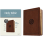 KJV Wide Margin Bible, Filament Enabled (Leatherlike, Dark Brown Medallion, Red Letter) - Imitation Leather