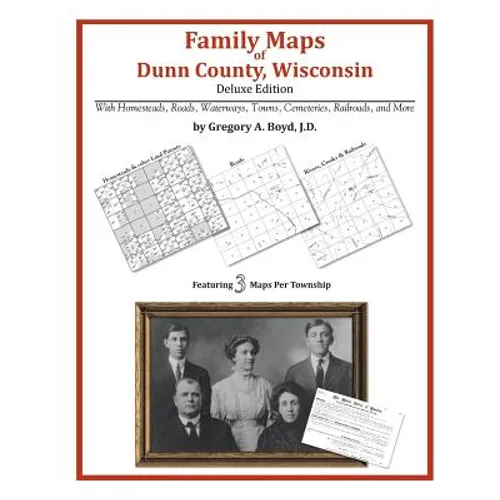 Family Maps of Dunn County, Wisconsin - Paperback
