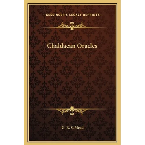 Chaldaean Oracles - Hardcover