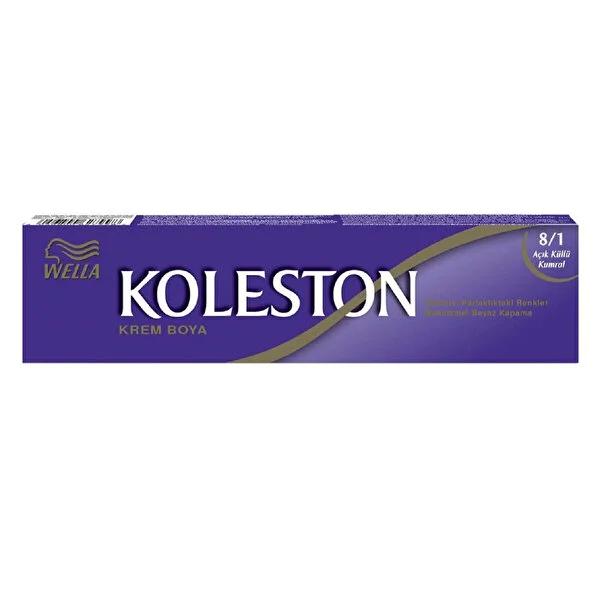 Koleston Light Ash Blonde Hair Dye 8/1: Achieve Flawless Gray Coverage & Radiant Shine - Long Lasting At-Home Color