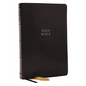 KJV Holy Bible with Apocrypha and 73,000 Center-Column Cross References, Black Leathersoft, Red Letter, Comfort Print (Thumb Indexed): King James Vers - Imitation Leather