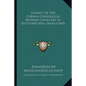 Liturgy Of The German Evangelical Mission Churches In Southwestern India (1860) - Paperback