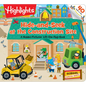 Hide-And-Seek at the Construction Site: A Hidden Pictures Lift-The-Flap Board Book, Interactive Seek-And-Find Construction Truck Book for Toddlers and - Board Book