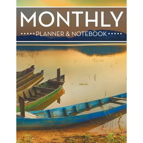 Monthly Planner & Notebook - Paperback