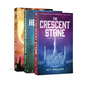 The Sunlit Lands Trilogy: The Crescent Stone / The Heartwood Crown / The Story King - Paperback
