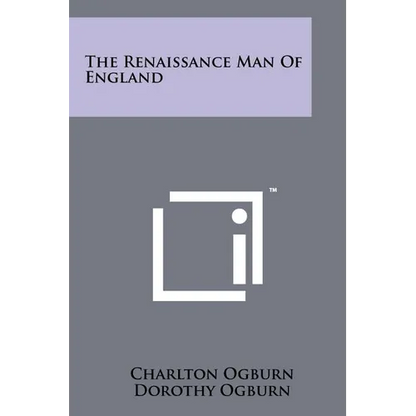 The Renaissance Man Of England - Paperback