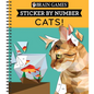 Brain Games - Sticker by Number: Cats! (28 Images to Sticker) - Spiral