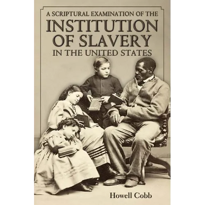 A Scriptural Examination of the Institute of Slavery in the United States: With Its Objects and Purposes - Paperback
