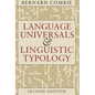 Language Universals and Linguistic Typology: Syntax and Morphology - Paperback