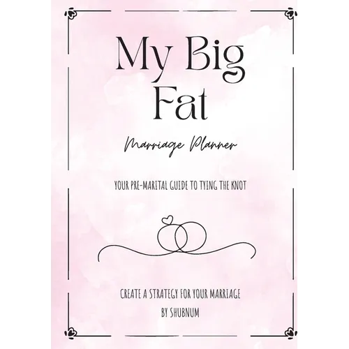 My Big Fat Marriage Planner - Paperback