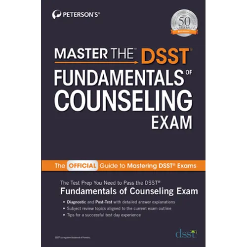 Master the Dsst Fundamentals of Counseling Exam - Paperback