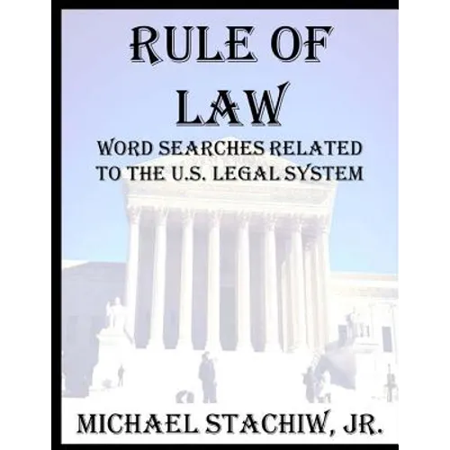Rule of Law: Word Searches Related to the U.S. Legal System - Paperback
