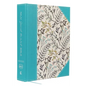 NKJV, Journal the Word Bible, Large Print, Blue Floral Cloth, Red Letter Edition: Reflect, Journal, or Create Art Next to Your Favorite Verses - Hardcover