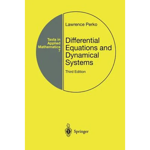Differential Equations and Dynamical Systems - Paperback