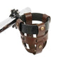 Handmade Leather Motorcycle Water Bottle Holder