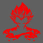 Cutout Super Saiyan Sticker