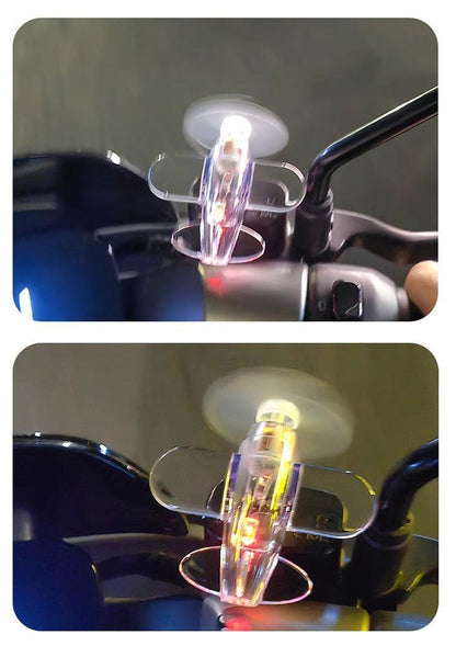 Wind-Powered Light-Up Airplane Decoration
