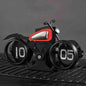 Vintage Motorcycle-Themed Flip Clock