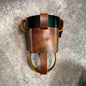 Handmade Leather Motorcycle Water Bottle Holder