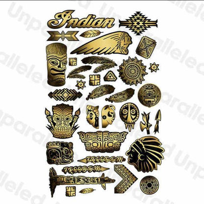 Vintage Motorcycle Helmet Sticker