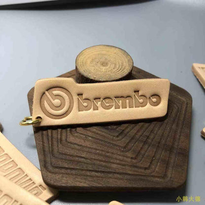 Handcrafted Genuine Leather Keychain