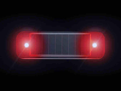 Motorcycle Night Auto-Sensing Solar Safety Light