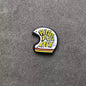 Motorcycle Helmet Pin Badge