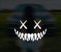 Demon Smile Motorcycle Decoration Sticker