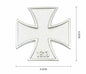 1813 Cross Metal Emblem