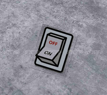 Simulated Button Sticker