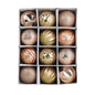 Christmas Ball Gift Box Painted Decorative Pendant Holiday Window Layout