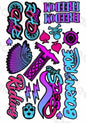 Vintage Motorcycle Helmet Sticker