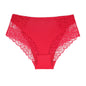 Lace Plus Size Women's Triangle High Waist Underwear