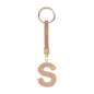 Home Fashion Simple Full Diamond Letter S Keychain
