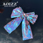 AOIZZ™ Handcrafted Helmet Flip-Color Bow