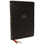 NKJV Holy Bible, Super Giant Print Reference Bible, Brown Bonded Leather, 43,000 Cross References, Red Letter, Thumb Indexed, Comfort Print: New King - Bonded Leather