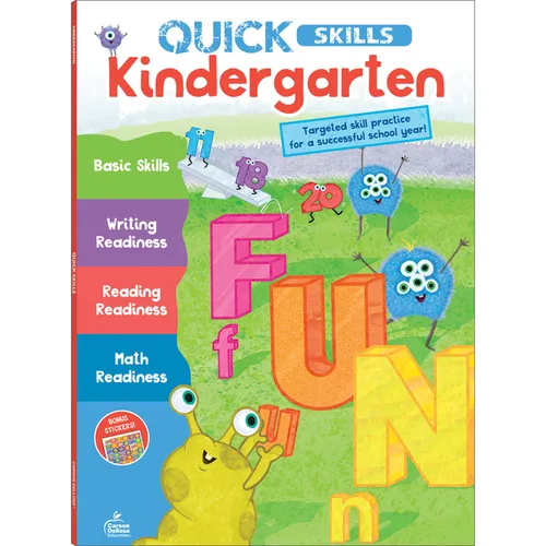 Quick Skills Kindergarten Workbook - Paperback