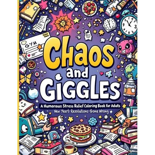 New Year's Resolutions Gone Wrong "Chaos and Giggles: Witty Pages, Sarcastic Quotes, and Humor-Filled Fun for Adults Who Need a Break - Paperback