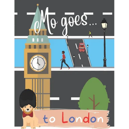 Mo goes... to London: Activity book and travel guide for children - Paperback