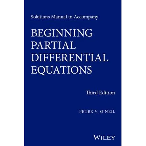 Solutions Manual to Accompany Beginning Partial Differential Equations - Paperback