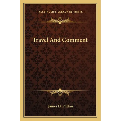 Travel And Comment - Paperback