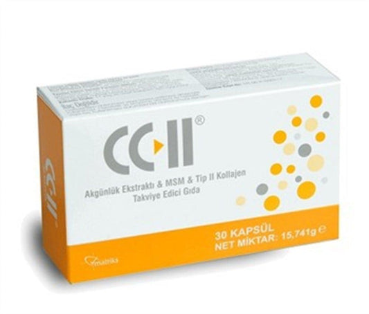 CC-II KapsŸl - Joint Health Support with MSM, Boswellia Extract, and Type II Collagen