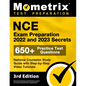 NCE Exam Preparation 2022 and 2023 Secrets - 650+ Practice Test Questions, National Counselor Study Guide with Step-by-Step Video Tutorials: [3rd Edit - Paperback