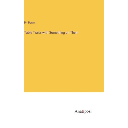 Table Traits with Something on Them - Hardcover